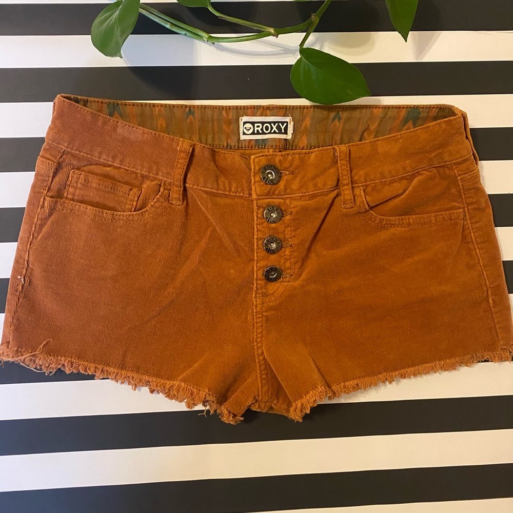Roxy Button Down Corduroy Shorts